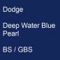 Preview: Dodge, Deep Water Blue Pearl, BS / GBS.